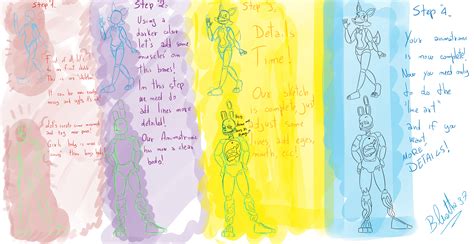 Tutorial How To Draw Every Animatronic By Bluetta97 On Deviantart