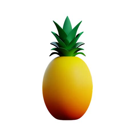 Pineapple 3d Rendering Icon Illustration 28541703 Png