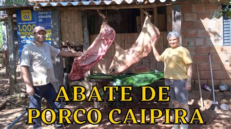 ABATE DE PORCO CAIPIRA celianeefamilianointeriordeminas roça YouTube