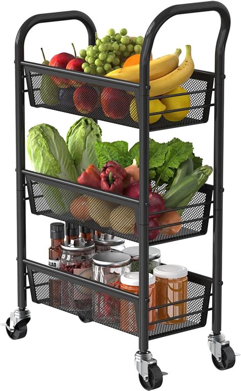 Amazon Growfessor Extra Large 3 Tier Rolling Cart Spacious