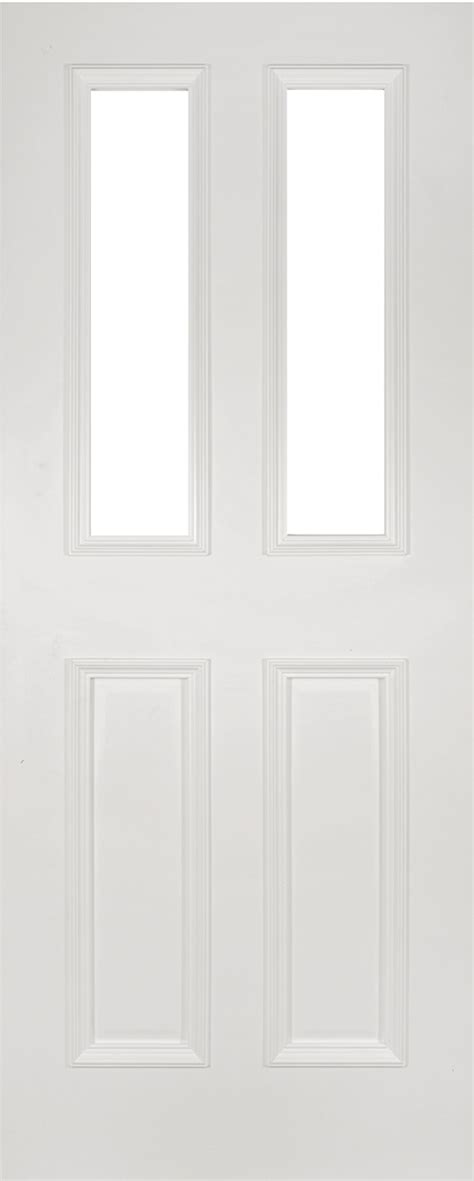 LPD White Barn Glazed Primed Clear Internal Door