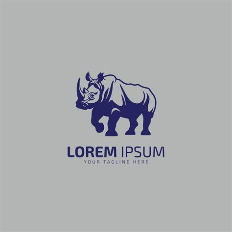 rhino icon logo template rhino vector 25739447 Vector Art at Vecteezy