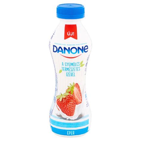 Danone Low Fat Strawberry Flavoured Yoghurt Drink With Live Cultures