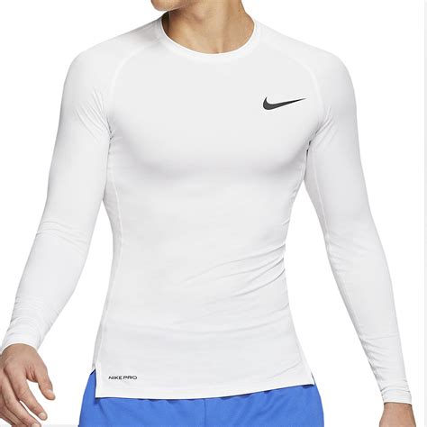 Camiseta interior térmica Nike Pro blanca futbolmania