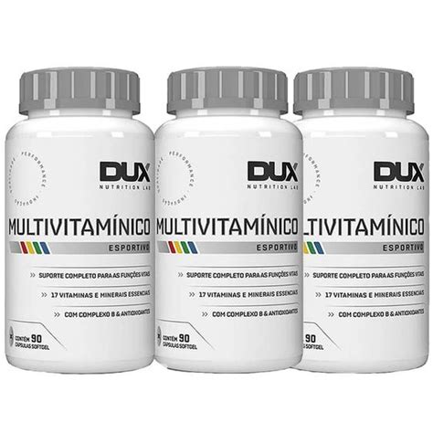 Kit X Multivitaminico Dux Caps Dux Nutrition Multivitam Nico