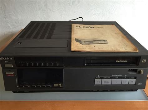 SONY BETAMAX SL C6UB VIDEO RECORDER VTR SL C6UB BETA MAX Original