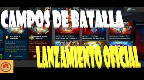 Lanzamiento Oficial De Los Campos De Batalla Una Gema Del Despertar De 6 ⭐ Y MÁs 😲😲 Mcoc