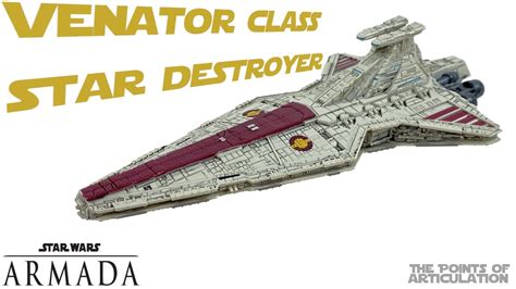 Star Wars Armada Venator Class Star Destroyer Expansion Pack Youtube