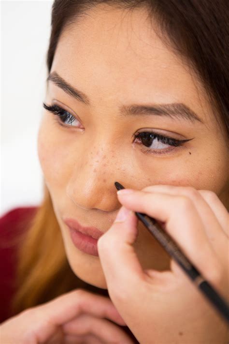 How To Create Faux Freckles With A Brow Pencil Camille Styles