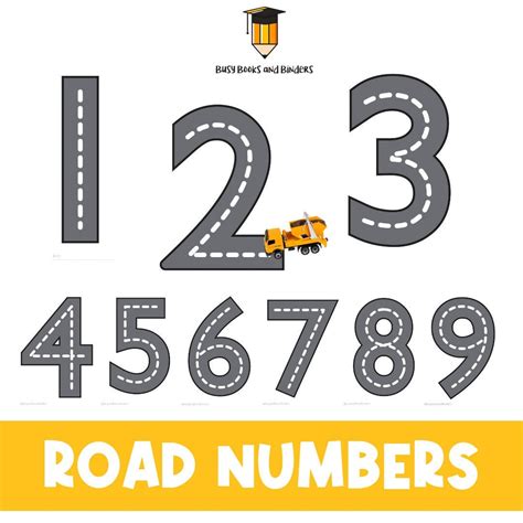 Free Printable Road Numbers Download Free Printable Road Numbers Png