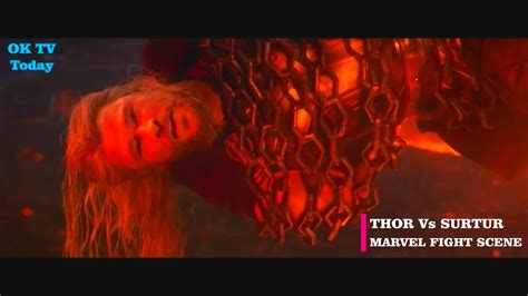 Thor Vs Surtur Fight Scene Full Battle Scene Marvel Fight Scene