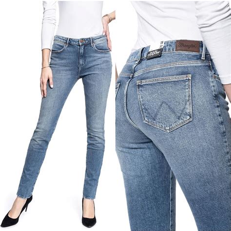 Wrangler Slim Damskie Spodnie Jeansowe W L Ceny I Opinie Ceneo Pl