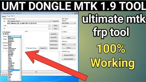 Umt Dongle Mtk Tool Ultimate Mtk Tool Latest Update Setup Youtube