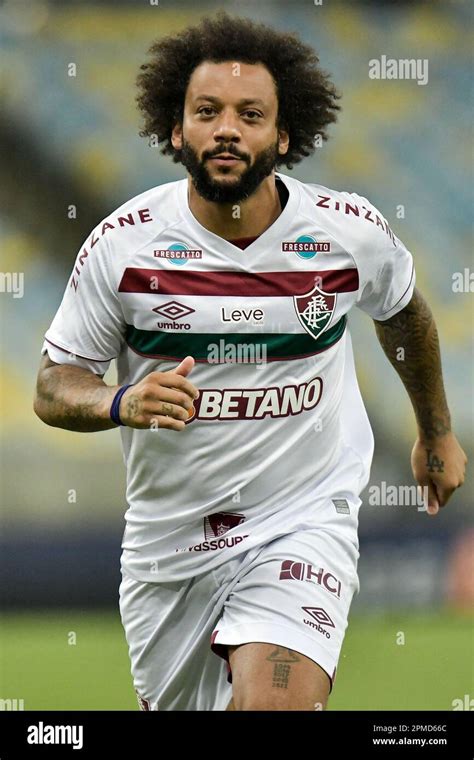 Rio de Janeiro, Brazil, 12th Apr, 2023. Marcelo of Fluminense, during ...