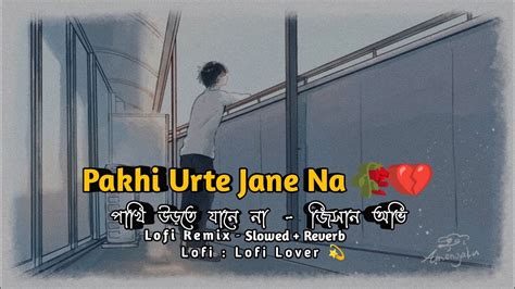 Pakhi Urte Jane Na পখ উডত যন ন Slowed Reverb Lofi Mix