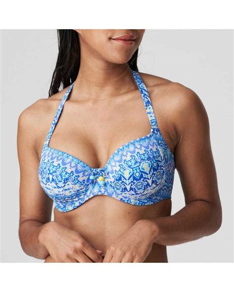 Bikini Prima Donna Swim colección Bonifacio COLOR Azul TALLAS C