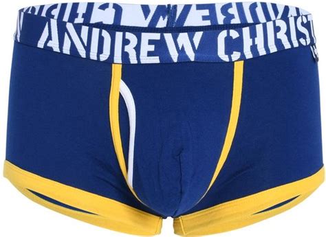 Andrew Christian Fly Tagless Boxer W ALMOST NAKED Navy MAAT S
