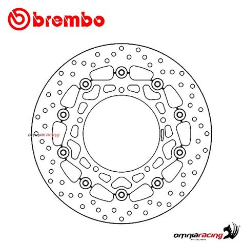 Brembo Serie Oro Front Floating Brake Disc For Yamaha Yzf R1 2007