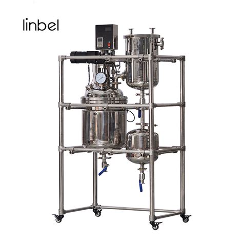 Lab Chemical Jacket Stainless Steel Reactor Hydrothermal Synthesis