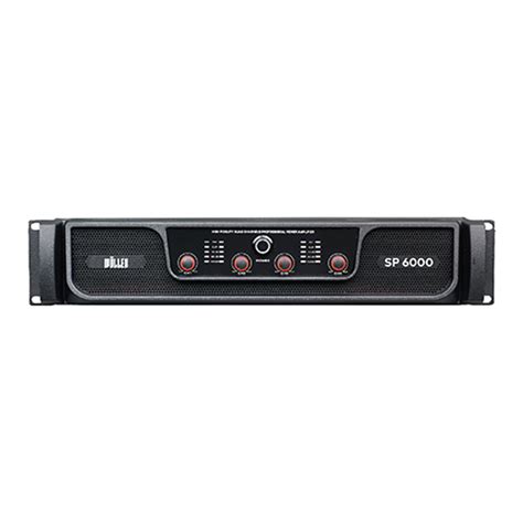 WÖLLER 4 Kanal 4X1500W Power Amfi SP-6000