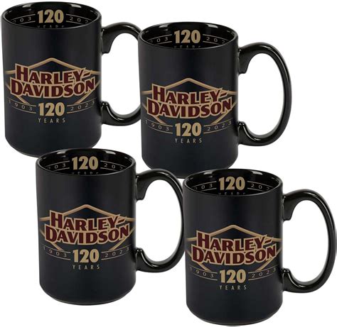 Harley Davidson 120th Anniversary Ceramic Mug 15 Oz Limited