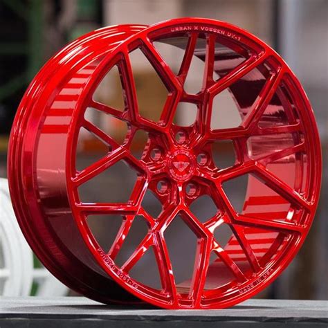 VOSSEN FORGED UV1 FINISHED IN VOSSEN RED