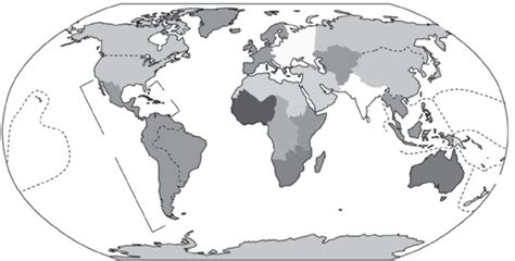 AP Human Geography Sub Regions Diagram Quizlet