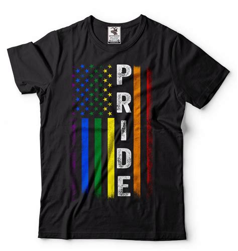 Camisa Del Orgullo Gay Bandera Del Orgullo LGBT Ropa LGBT Etsy