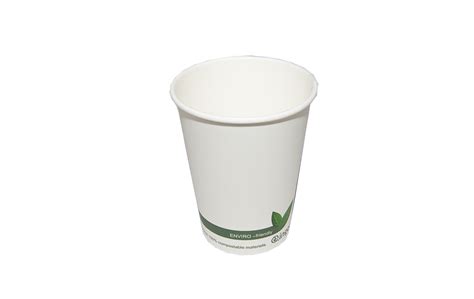 12oz PLA Compostable Hot Drink Cup 340ml 100 Pack DPA Packaging Wholesale Packaging Supplies UK