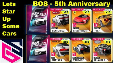 Asphalt Bos Burst Of Speed Th Anniversary Spending Tokens To