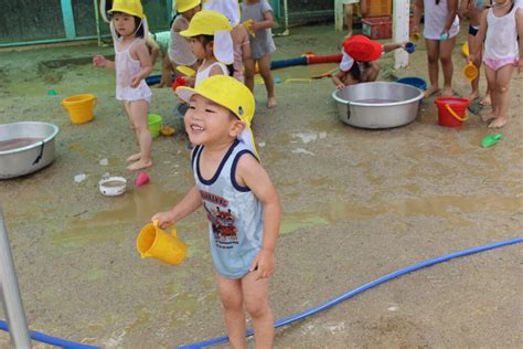 泥んこ・水遊び☆ 年少組 学校法人信愛学園 認定こども園のぞみ幼稚園