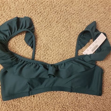 J Crew Swim Nwt Jcrew Ruffle Bikini Top Poshmark