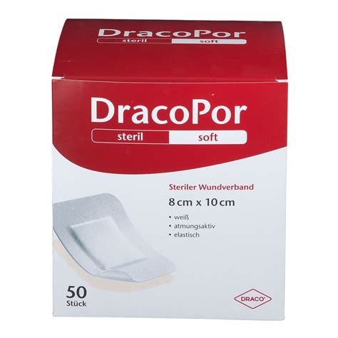 DracoPor Wundverband 8 Cm X 10 Cm Steril 50 St Shop Apotheke