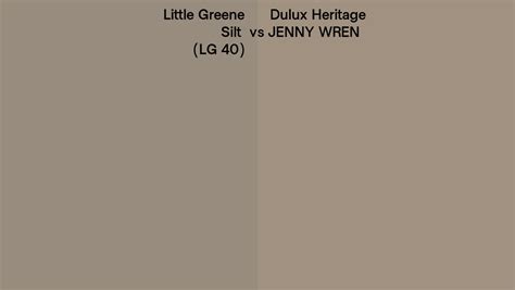 Little Greene Silt Lg 40 Vs Dulux Heritage Jenny Wren Side By Side Comparison