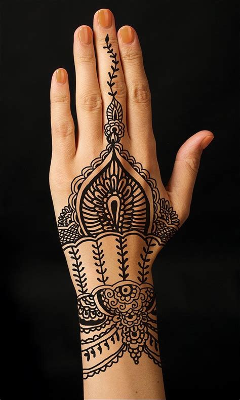 100 Gambar Henna Tangan Yang Cantik Dan Simple Beserta Cara Membuatnya