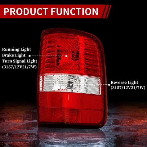 Tail Lights Fit For Ford F F Rear Brake Lamps