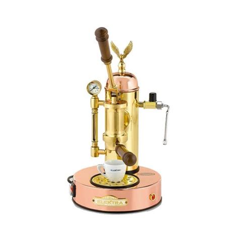Elektra Micro Casa Leva Espresso Coffee Machine Copperbrass Coffee