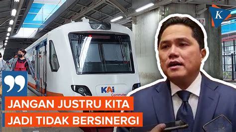 Belum Kantongi Izin Impor KRL Bekas Erick Thohir Minta Dukungan Dari