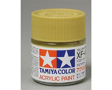 Tamiya XF 4 Flat Yellow Green Acrylic Paint 23ml TAM81304 HobbyTown