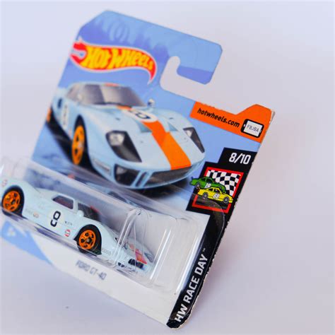 Hot Wheels Ford GT 40 Gulf Edition Legendary Speed Iconic Design Etsy