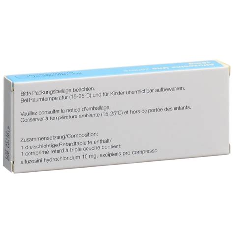 ALFUZOSINE Uno Zentiva Ret Tabl 10 Mg Blist 10 Stk Online Bestellen