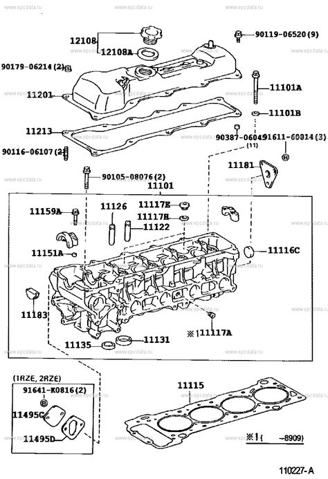 Cylinder Head For Toyota Hiace H100 4 Generation Restyling 08 1998 08 2004 Toyota Car And