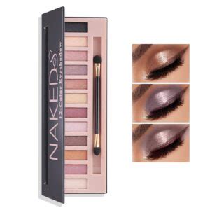 Lzylls Shades Nude Matte Eyeshadow Palette Shimmer Naked Eyeshadow