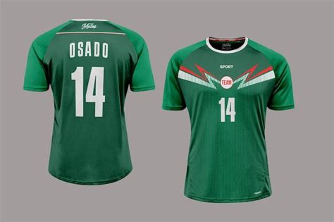 Premium PSD Soccer Jersey Mockup