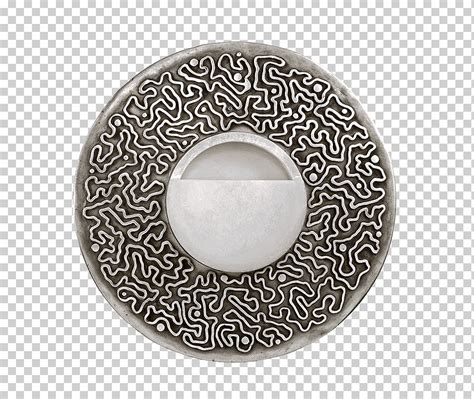 Decoración Redonda En Negro Y Gris Png Klipartz