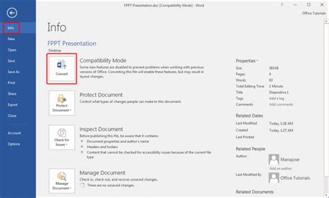 How To Open Word Documents Without Compatibility Mode In Word