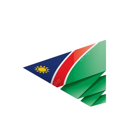 Namibia Flag Clipart Transparent Background Namibia National Flag