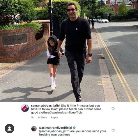 Wasim Akram Schools A Desi Troll For Moral Policing His Young Daughter