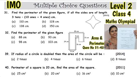 Maths Olympiad For Class 4 Olympiad Exam For Class 4 Maths 2023 Imo Class 4 Math Olympiad