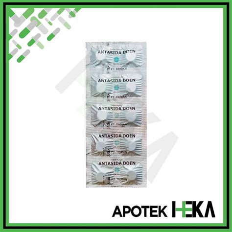 Jual Antasida Doen Mg Triman Tablet Strip Isi Obat Sakit